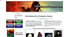 Desktop Screenshot of fantasy-art-and-portraits.com