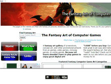 Tablet Screenshot of fantasy-art-and-portraits.com